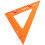 2Pcs Practical Orange Triangle Ruler Tool for Precise Woodworking 1