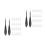 2Pcs Professional Blending Stumps ABS Cotton Assorted Colors for Art 9