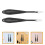 2Pcs Professional Blending Stumps ABS Cotton Assorted Colors for Art 11