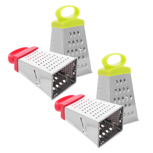 20Pcs Stainless Steel Cheese Shredder Box 4-Sided Kitchen Tool 1