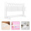 2Sets Compact Clear Acrylic Nail Tips Organizer with Tool Hanger 11
