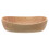 2Pcs Artistic Boat-Shaped Rubber Wood Tray Chocolate Nut Fruit Platter 2