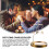 4Pcs Golden Metal Rotating Tea Light Candleholder Decor 11