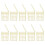10Pcs Plastic Rearing Box Reliable Light Yellow Cage 1