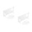 2Sets Compact Clear Acrylic Nail Tips Organizer with Tool Hanger 5