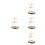 4Pcs Golden Metal Rotating Tea Light Candleholder Decor 5