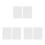 6Pcs Nylon Plant Protector Netting with Adjustable Drawstring White 8