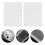 6Pcs Nylon Plant Protector Netting with Adjustable Drawstring White 11