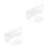 2Sets Compact Clear Acrylic Nail Tips Organizer with Tool Hanger 8