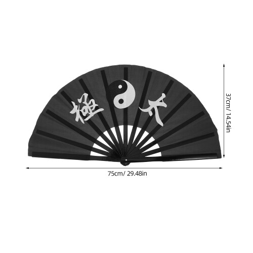 2Pcs Multi Color Folding Fans for Wedding Dance Performance Decor 1
