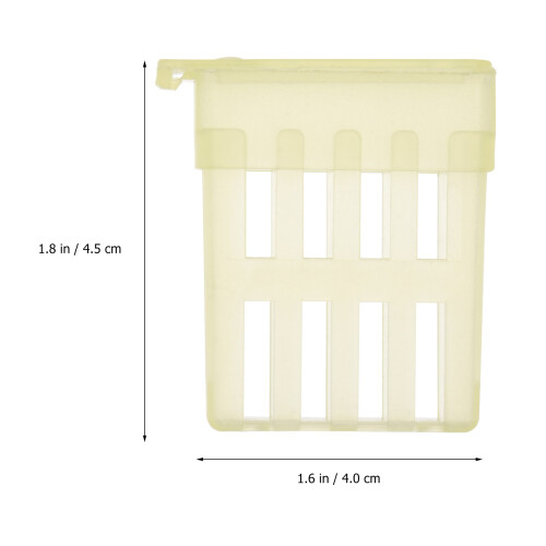 10Pcs Plastic Rearing Box Reliable Light Yellow Cage 1