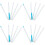4Pcs Extension Pole Bulb Changer Rod for Ceiling Lights Assorted Color 7