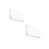2Pcs White Bed Net Home Easy Install Polyester Close Net Cover 5