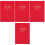 4Pcs Red Daily Writing Notebook for Efficient Home Scheduling 4