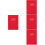 4Pcs Red Daily Writing Notebook for Efficient Home Scheduling 7