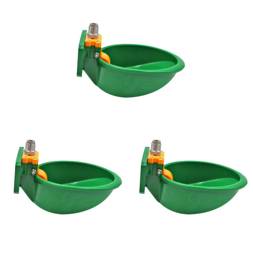 3Pcs Automatic Sheep Water Feeders Stable Non-Tip Design 1