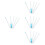 4Pcs Extension Pole Bulb Changer Rod for Ceiling Lights Assorted Color 8