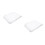 2Pcs White Bed Net Home Easy Install Polyester Close Net Cover 7