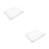 2Pcs White Bed Net Home Easy Install Polyester Close Net Cover 10