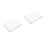 2Pcs White Bed Net Home Easy Install Polyester Close Net Cover 8