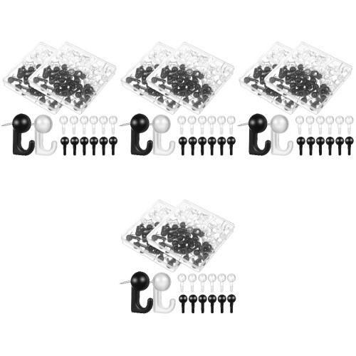 400Pcs Colorful Thumbtack Hooks with Sharp Needle for Wall Decoration 2