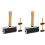 6Pcs Black Rubber Brayer Rollers for Ink Application and Printmaking 4