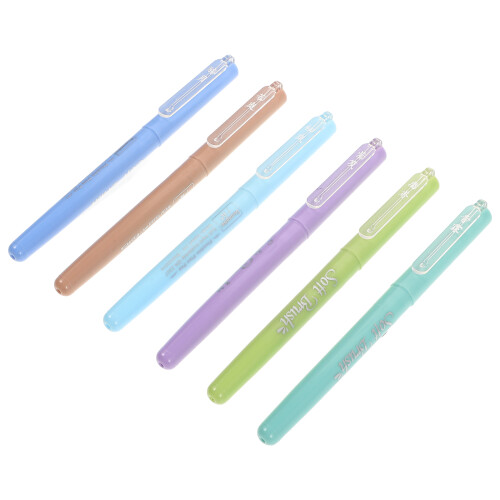 24Pcs Brush Pens for Calligraphy Multicolor Waterbased Ink Soft Tips 2