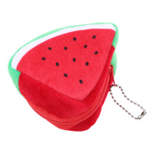 Watermelon Coin Purse Keyring Cute Wallet Fruit Shape Pen Bag