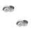 4Pcs Silver Stainless Steel Cocktail Shaker Cup Replacement Lids 9