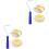 2Sets Portable Corner Paint Rollers Multi Color Plastic Iron for Walls 5