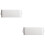 2Pcs Practical White Bedside Storage Box for Baby Items and Sundries 5