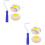 2Sets Portable Corner Paint Rollers Multi Color Plastic Iron for Walls 7