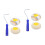 2Sets Portable Corner Paint Rollers Multi Color Plastic Iron for Walls 6