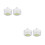 4Pcs Small Transparent Nail Dappen Cups Durable Acrylic Liquid Holders 5