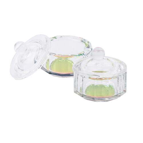 4Pcs Small Transparent Nail Dappen Cups Durable Acrylic Liquid Holders 1