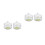 4Pcs Small Transparent Nail Dappen Cups Durable Acrylic Liquid Holders 7
