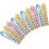100Pcs Reusable Plastic Student Ruler Foldable Cartoon Kids Accessory 1