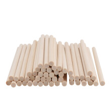 200Pcs Lightweight Khaki Wood Sticks DIY Ice Cream Popsicle Stick Set