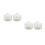 4Pcs Small Transparent Nail Dappen Cups Durable Acrylic Liquid Holders 6