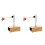 2Sets Multifunctionele Stemvork Set Aluminium + Hout Voor Ontspanning 4