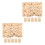 200Pcs Beige Wooden Spools for Sewing Durable Craft Thread Bobbins 5