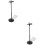 10Sets Black Miniature Doll Microphone Tabletop Decorative Model 6