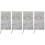 4Pcs Wear-Resistant PU Planner Notebook Practical Daily Organizer Book 5