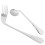 2Sets Durable Stainless Steel Angled Spoon Fork Utensil for Patients 1