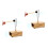 2Sets Multifunctionele Stemvork Set Aluminium + Hout Voor Ontspanning 7