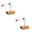 2Sets Multifunctionele Stemvork Set Aluminium + Hout Voor Ontspanning 6