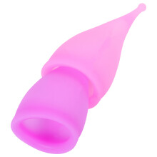 4Pcs Leakproof Purple Silicone Menstrual Cups Comfortable Feminine Use