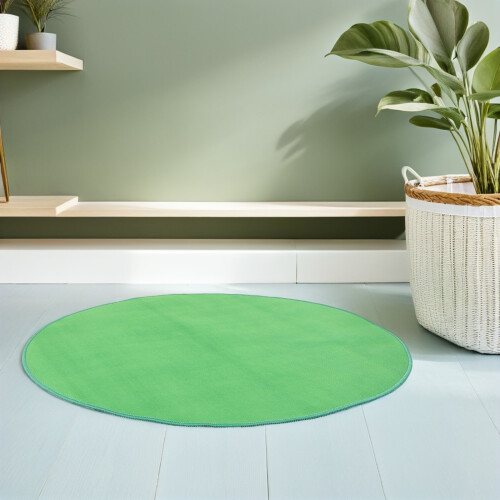 Green Noise-Reducing Mahjong Table Mat Anti-Slip 2