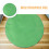 Green Noise-Reducing Mahjong Table Mat Anti-Slip 7
