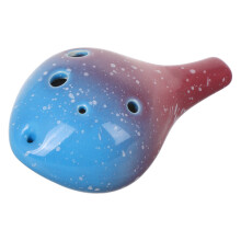 4Pcs Professional Small Ceramic Ocarina Wind Instrument for Beginners